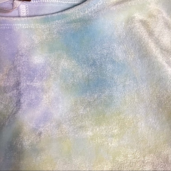 FREE PEOPLE BRIGHT EYES TIE DYE TEE IN CLOUD COMBO - Picture 5 of 8